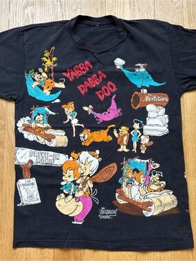 The Flintstones 90s Vintage Aop -Yabba Dabba Doo-T Shirt